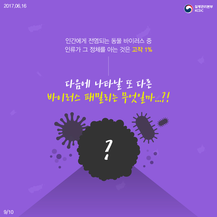 인간에게 전염되는 동물 바이러스 중 인류가 그 정체를 아는 것은 고작 1%, 다음에 나타날 또 다른 바이러스 패밀리는 무엇일까..?!